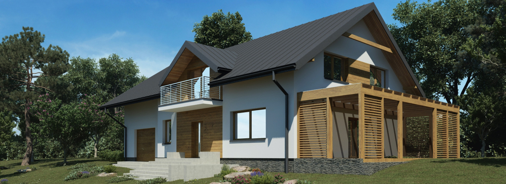 Dom jednorodzinny w Szymbarku Dom jednorodzinny w Szymbarku