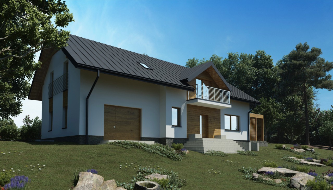 Dom jednorodzinny w Szymbarku