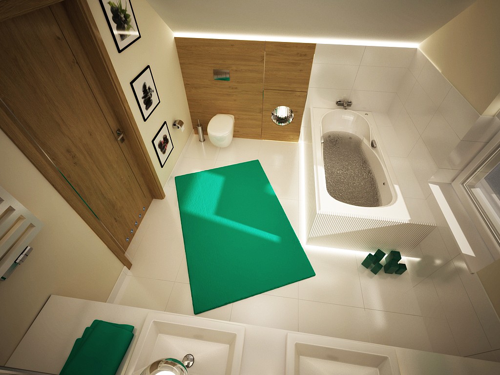 Projekt łazienki w Szymbarku