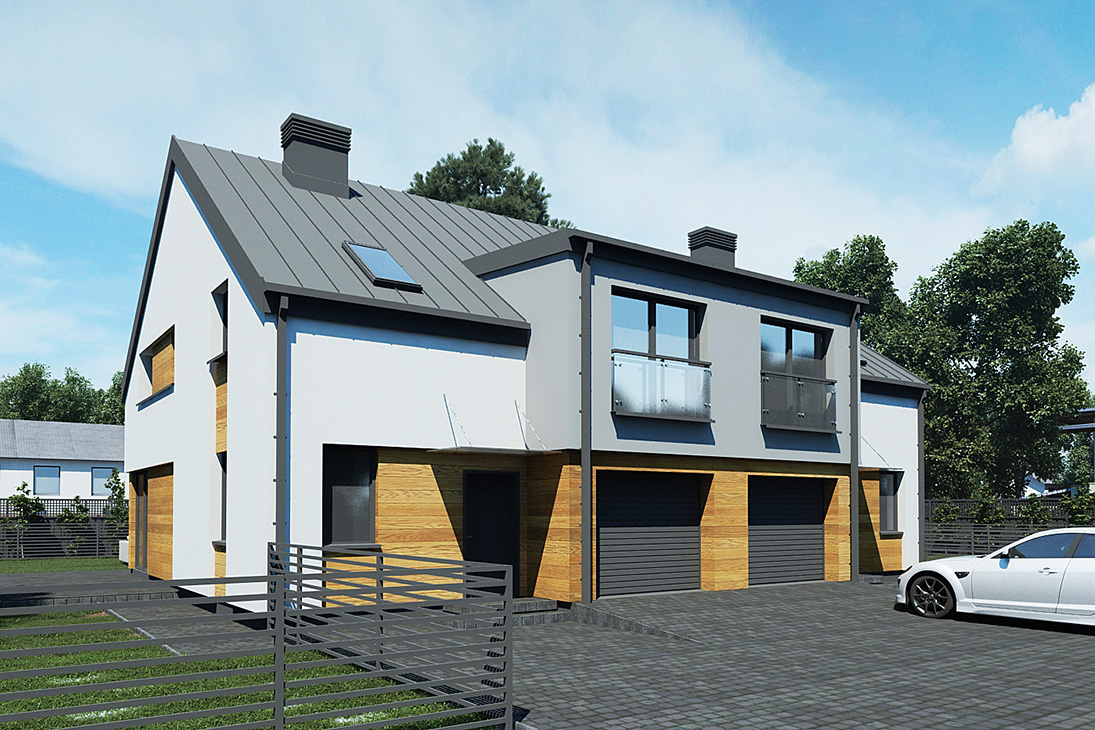 Zabudowa bliźniacza w Raciborowicach