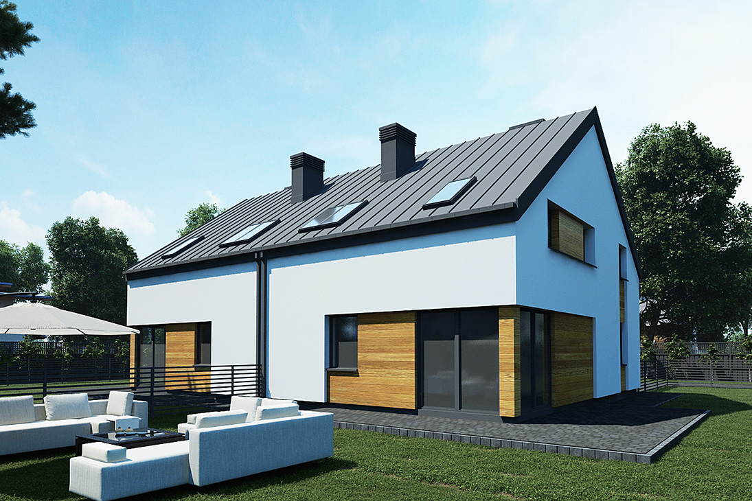 Zabudowa bliźniacza w Raciborowicach